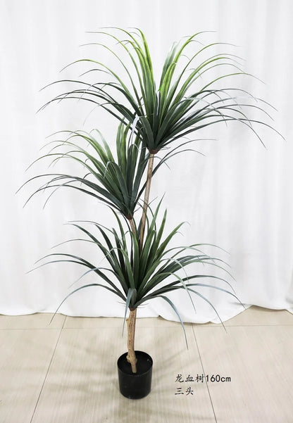 120cm 160cm 180cm Home Decor Trees Garden Decorations Indoor Outdoor Fake Plants Artificial Big High Trees Dracaena