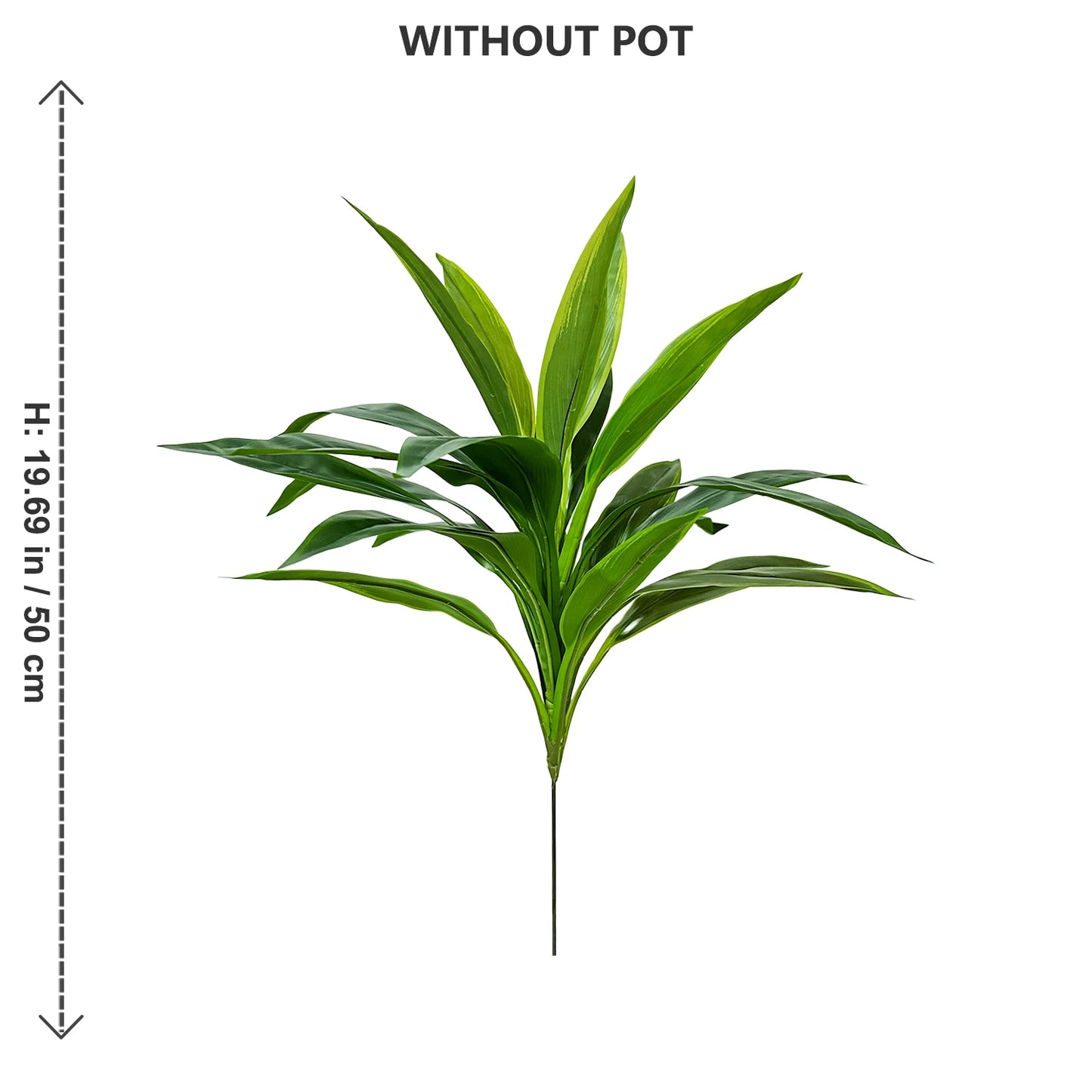 50-225CM Artificial Green Dracaena Plant Tree Indoor Outdoor Ornament Fake Plant for Home Garden Room Wedding Decor Halloween