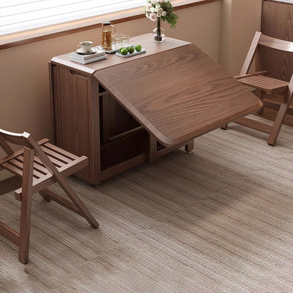 Rustic Dark Dining Tables Folding Nordic Modern Multifunctional Dining Tables Elegant Vintage Table A Manger Pliante Furnitures