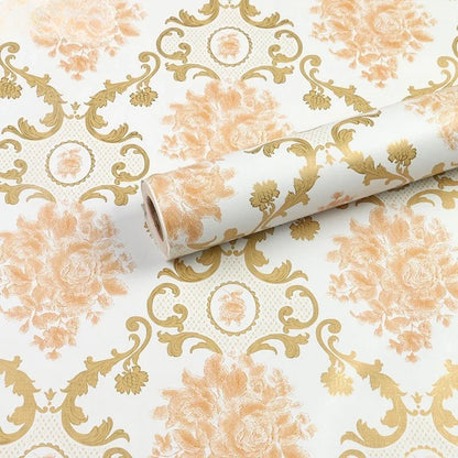 Home Decor Retro Floral Wallpaper Renovation of Bedroom and Living Room Decorative Walls