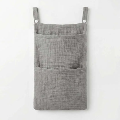 Pure Cotton Baby Crib Hanging Bag Multifunctional Newborn Supplies Storage Bag for Stroller New Pure Cotton Baby Hanging Bag
