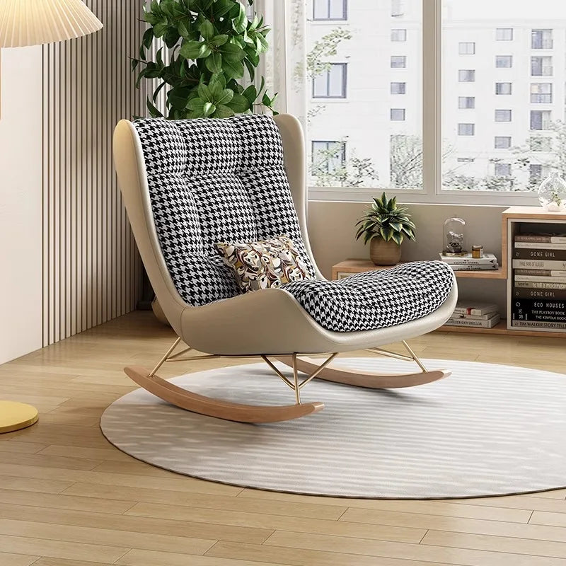 Modern Luxury Nordic Living Room Large Rocking  Lounge Sofa Adults Lazy Reclining Relax Reading Magical Padded Furniture 2024