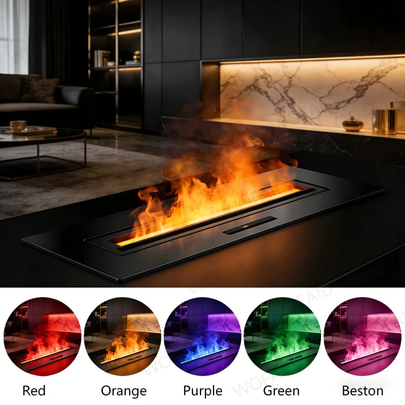Professional Grade Water Vapor Fireplace Patented Optimyst Flame Technology Gas-like Realism Without Dangerflame effect fireplac