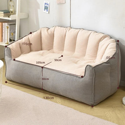 Modern Living Room Sofas Comfortable Relaxing Lazy Sofa Portable Puffs Sofas Bedroom Luxury Sofa Interior Aesthetic Furniture