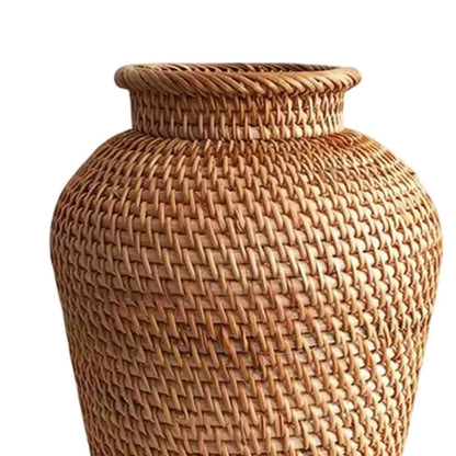 Rattan Vase Branch Flower Pot Rustic Wicker Vase Bouquets Flower Arrangement