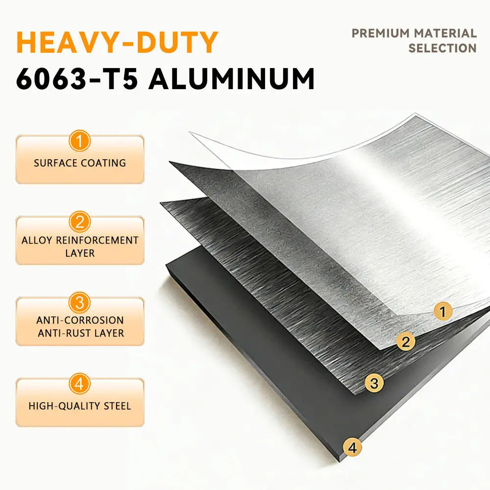 Outdoor Polycarbonate Door Awning Window Canopy Porch Rain Shield UV Protection Patio Cover Aluminum Frame Modern Front Door