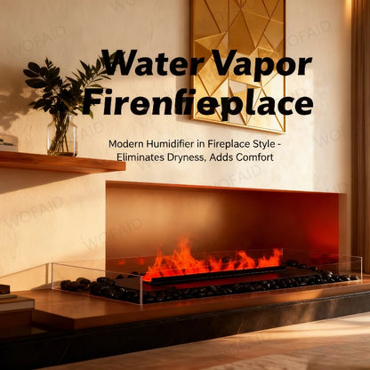 Smart Steam LED Simulated Flame Atomization Fireplace TV Decorative Fireplace Mobile App Smart Fireplace -Phone Control Fire Pit