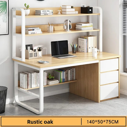 Desk Desktop Computer Desk Simple Home Desk Student Bedroom Bookshelf Integrated Writing Desk