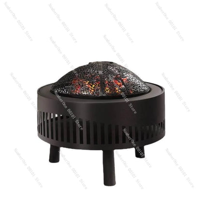 Charcoal Fire Pit Stove Patio Indoor Heating Brazier Household Carbon Furnace Outdoor Barbecue Grill Smokeless Coal Burner Tea