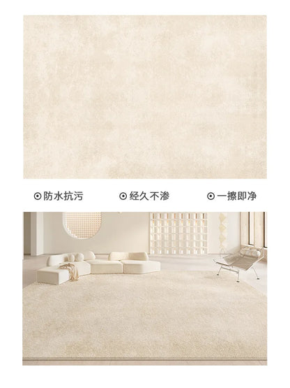 Living Room Carpet Non-slip Waterproof Bedroom Floor Mat Large Size Home Decoration Rugs Minimalist Lines Loop Pile Mats 거실 카펫
