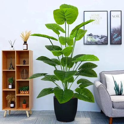 1pc 115cm Giant Artificial Plants Tree, No Pot Included, Realistic Full Lush Greenery Indoor Outdoor All-Season Decor for Home