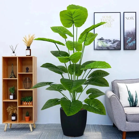 1pc 115cm Giant Artificial Plants Tree, No Pot Included, Realistic Full Lush Greenery Indoor Outdoor All-Season Decor for Home