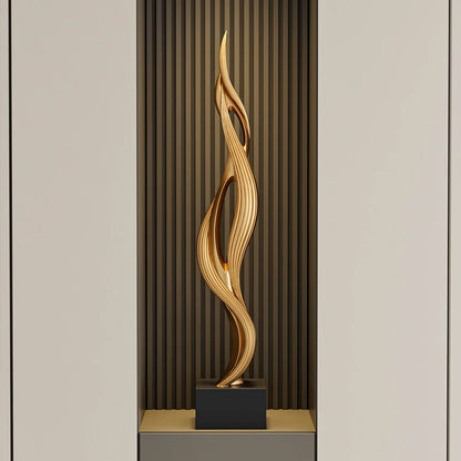 Creative Feng Shui Sculpture Living Room Table Wine Rack Decoration Statue Resin Crafts Housewarming Gift Modern Home Decor
