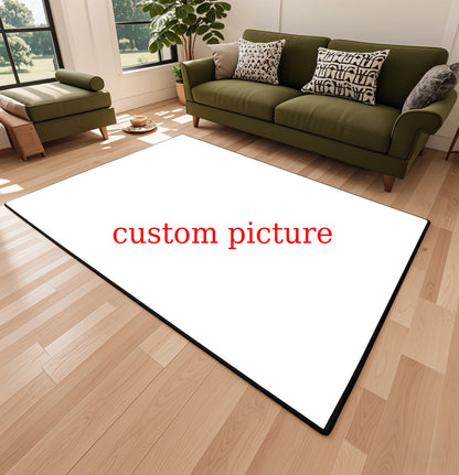 Custom Carpet Rug Printed Rectangle Area Rugs for Adult Yoga Mats Living Room Decorative Dropshipping Personalized Doormat
