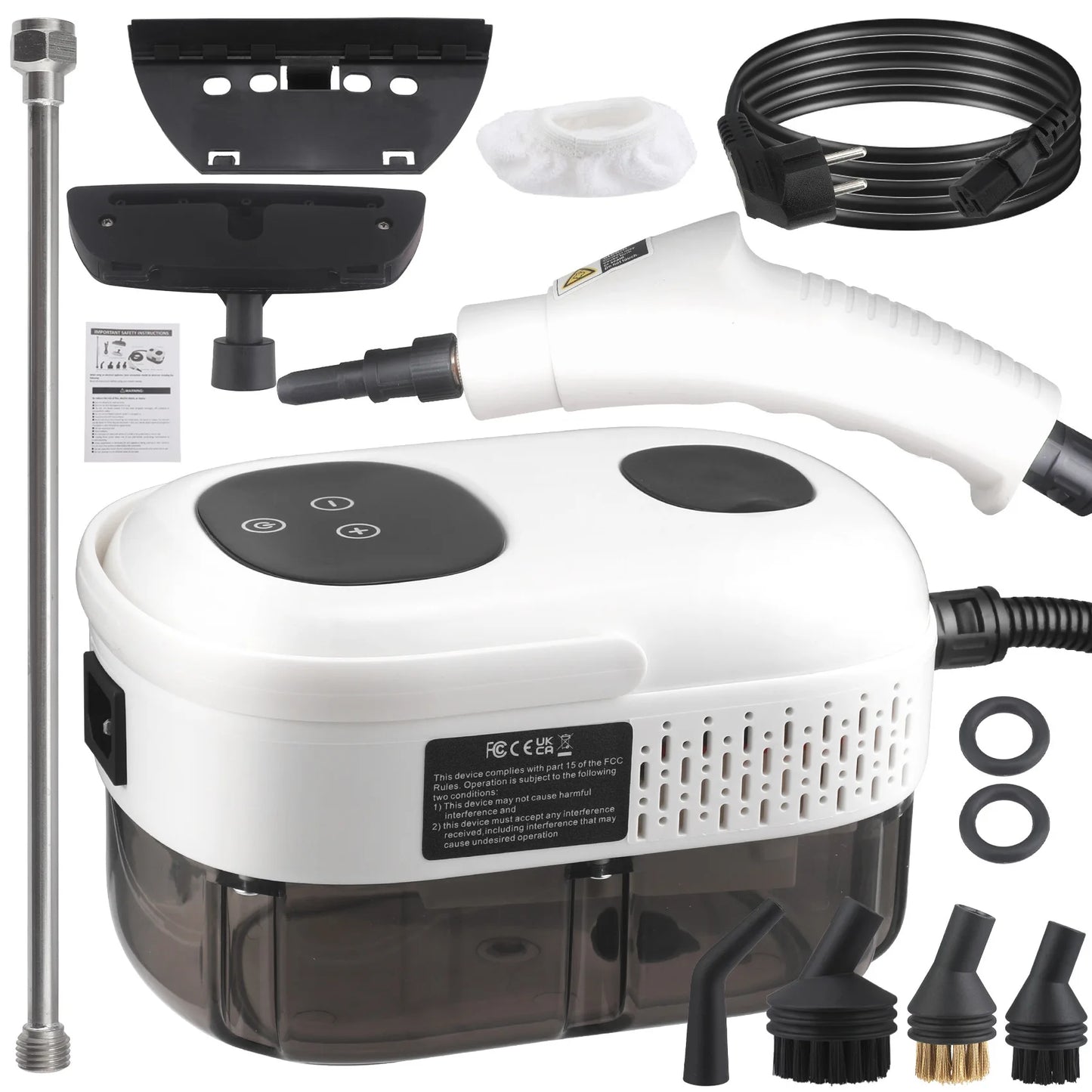 High-Temperature Steam Cleaner，2800W Heavy-Duty ，For Kitchen Grease & Range Hood Cleaning