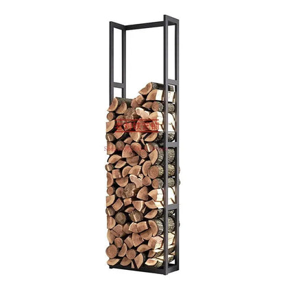 Simple wrought iron stable floor firewood storage rack firewood storage rack B & B villa indoor and outdoor