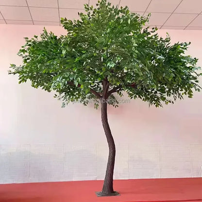 Custom Outdoor Indoor Decoration Green Plant Realistic Olive 6.5ft 8ft 10ft Artificial Olive Tree for Hotel Event Garden