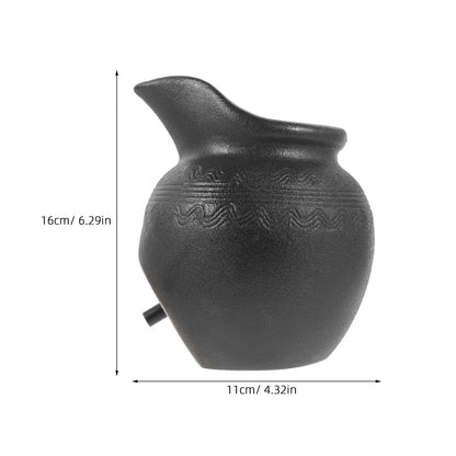Landscape Waterfall Jar Ceramic Circulating Fountain Decor Outdoor Garden Waterfall Jar Natural Relaxing Flow Living Room Decor