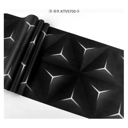Ktv Decoration Wallpaper 3D Three-dimensional Plane Geometric Pattern Theme Box Background Wallpaper Mural Wallpaper
