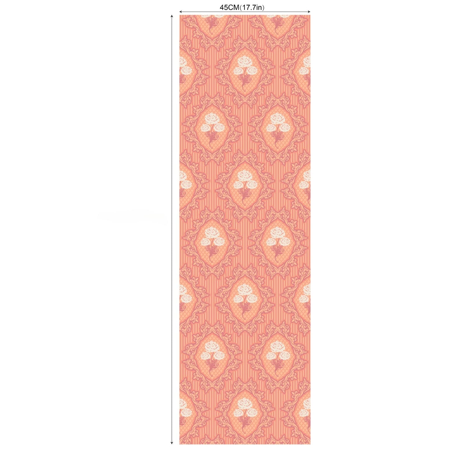 2m/3m Self Adhesive Wallpaper Rural Flowers Retro Plants Background Wall Paper Bedroom Entrance Renovation Wall Sticker
