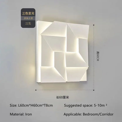 Living Room Background Wall Art Wall Lamp Minimalist Bedroom Bedside Entrance Hall Foyer Hallway Decorative Wall Painting Lamp