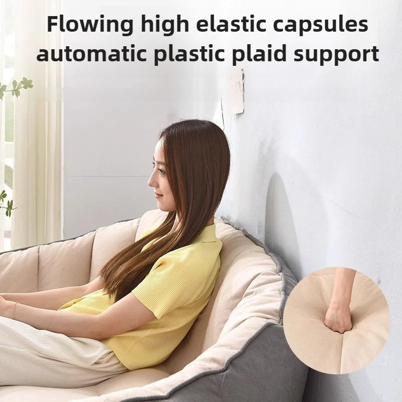 Modern Living Room Sofas Comfortable Relaxing Lazy Sofa Portable Puffs Sofas Bedroom Luxury Sofa Interior Aesthetic Furniture