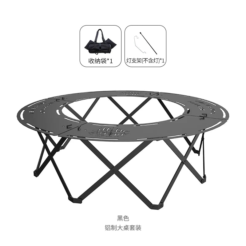 Ground Minimalist Outdoor Table Bistro Nordic Lawn Dining Outdoor Table Camping Backyard Zestawy Mebli Ogrodowych Furniture