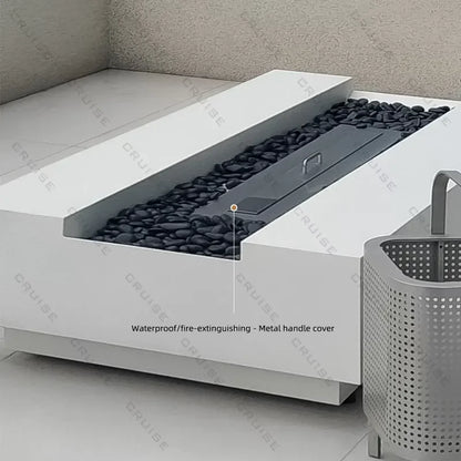 Smokeless Fire Pit Outdoor 304 Stainless Steel BBQ Grill Bowl Wood Gas Alcohol Burning Villa Garden Decor Freestanding Heater