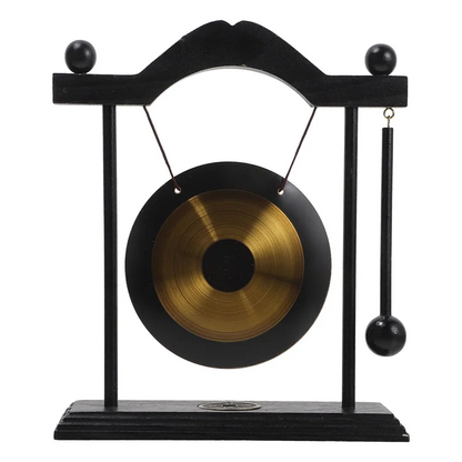 ABHT-Decorative For Home& Garden Gong Feng Shui Decors Adornment Desktop Craft Chic Brass Household