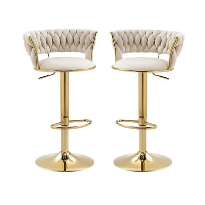 Modern Gold Legs Bar Stools Adjustable Height Italian Minimalist Bar Stools Ergonomic Designer Mama Sandalyesi Kitchen Furniture