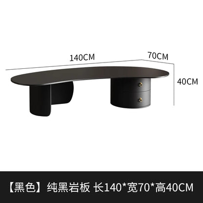 Irregular Modern Coffee Table Accessories Black Small Outdoor Coffee Tables Living Room Drawers Table Basse De Salon Home Decor