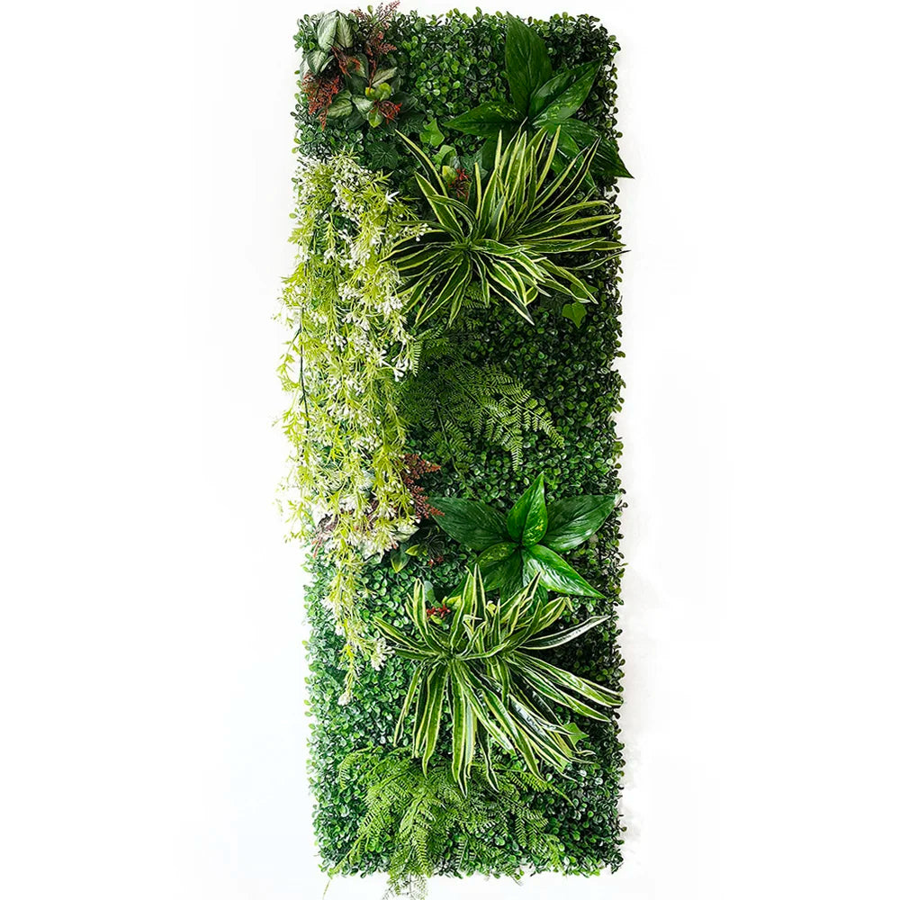 HUA TIAN 40*120CM Artificial Plant Turf Grass Moss Subtropical Plant Decoration Home Fake Wall Panel Lawn Garden Decoration