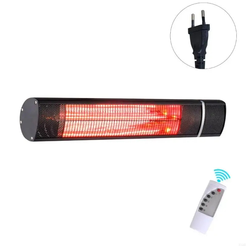 Immediate Heat Outdoor Deck Stove Impermeable IPX4 Wall Mountable Bright Heating Structure for Strong Use KXRE
