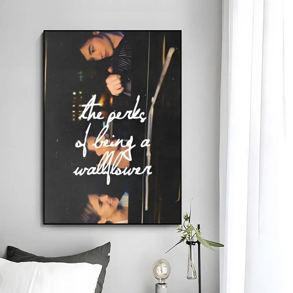 Classic Movie T-The Perks Of Being A Wallflower Poster HD art sticky wall waterproof home bedroom bar aesthetic decoration