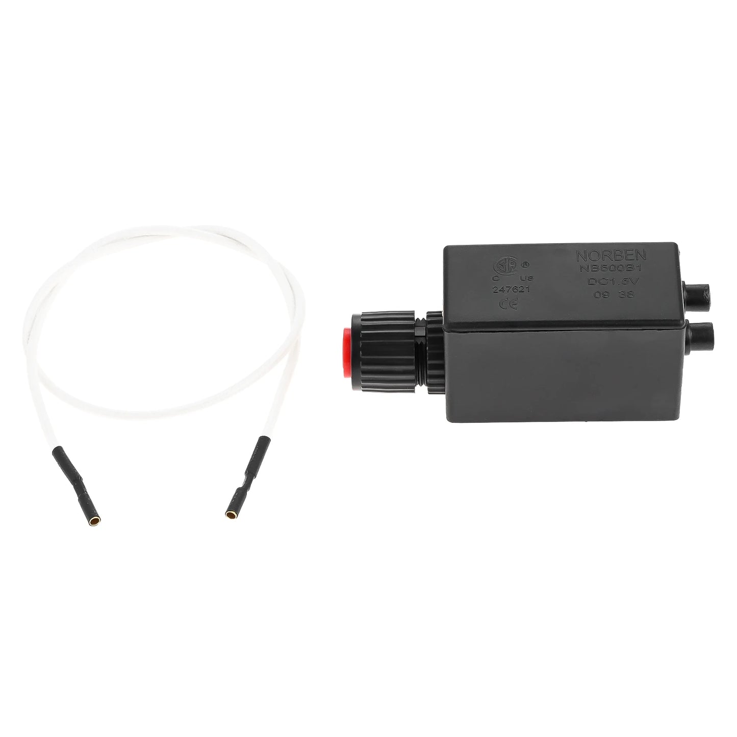 Spark Generator Electronic Push Button Pluse Igniter & Wire 500mm/20" Fit for Uniflame Endless Summer Patio Heater Gas Fire Pits