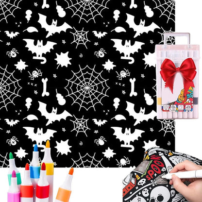 DIY Coloring Washable Fleece Throw Blanket, a Soft and Cozy Art Project Suitable for Both Kids and Adults