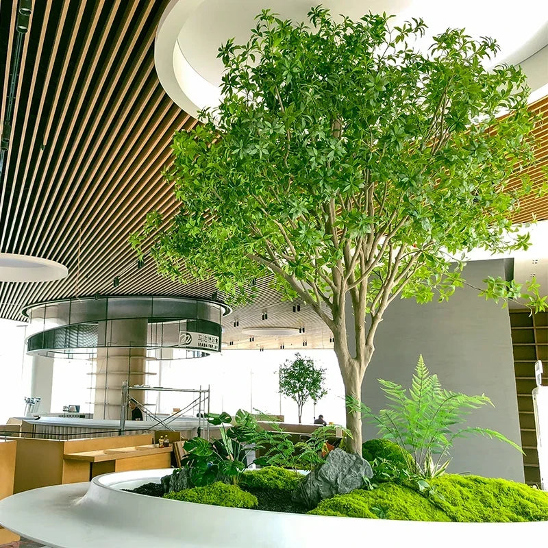 Artificial Bell Tree Show Window Decoration Drunk Wood Green Plant Landscape Indoor and Outdoor Ornaments