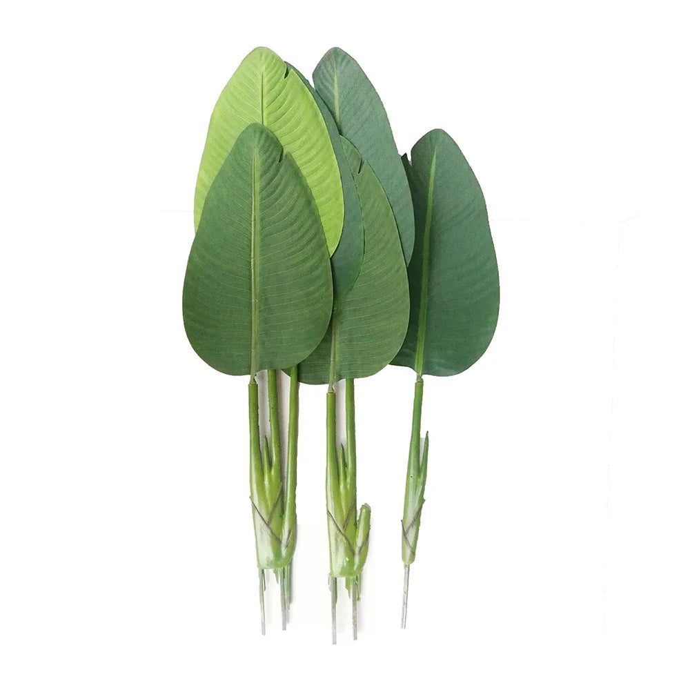80CM 6 Leaves Artificial Slik Traveller's Tree High Quantity Family Garden Party Decorative Fake Plants Tree Without Pot