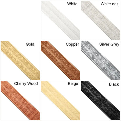 DIY Ceiling Decorative Strip Waterproof Baseboard Wallpaper Wall Stickers Wall Border Skirting Home Decoration