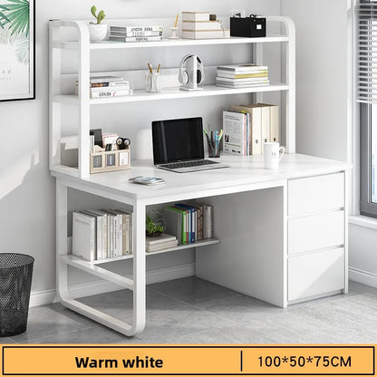 Desk Desktop Computer Desk Simple Home Desk Student Bedroom Bookshelf Integrated Writing Desk