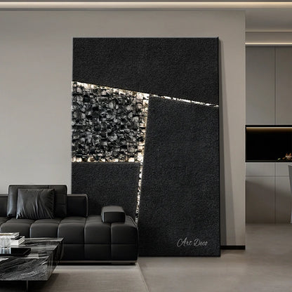 Modern Living Room Decoration Painting Minimalist Abstract Three-dimensional Sandstone Entrance Hanging Painting Sofa Background