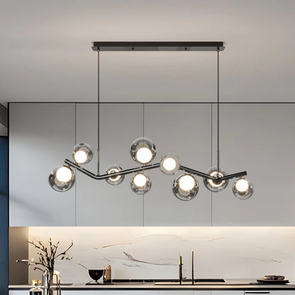 Post-modern Creative Design simple Glass bubble living room chandelier indoor lighting  led  living room indoor Home decoration