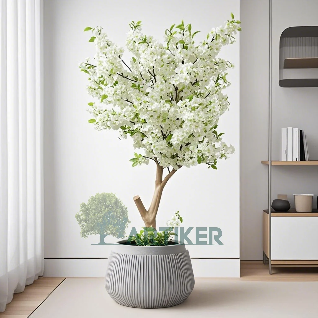 Custom Outlet Large Artificial Cherry Blossom TreeFake Plant Decoration Beautiful Indoor Outdoor