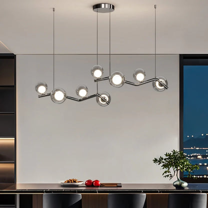 Post-modern Creative Design simple Glass bubble living room chandelier indoor lighting  led  living room indoor Home decoration