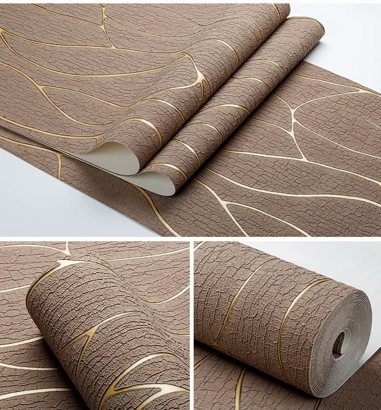 3D Wallpaper Modern Simple Non-Woven Wallpaper 3D Living Room TV Bedroom Background Wall Home Decor Papel De Parede 3D Paisagem