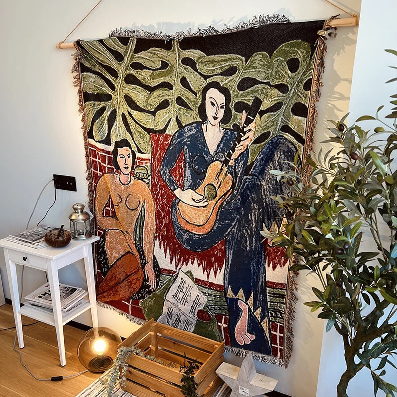 Henri Matisse French Artist Tapestry Blanket Sofa Throw Casual Bed Decor Leisure Rug - Soft Cozy Decorative Home Accessories