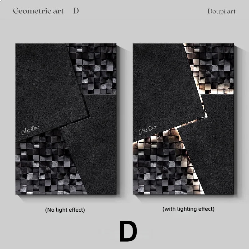 Modern Living Room Decoration Painting Minimalist Abstract Three-dimensional Sandstone Entrance Hanging Painting Sofa Background