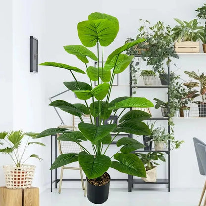 1pc 115cm Giant Artificial Plants Tree, No Pot Included, Realistic Full Lush Greenery Indoor Outdoor All-Season Decor for Home