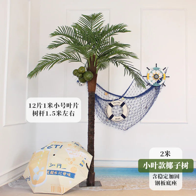 large artificial coconut tree indoor and outdoor decorative plant hotel floor palm tree