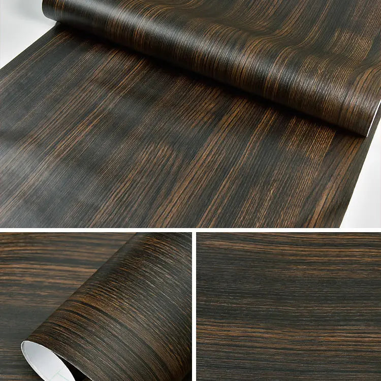 Wood Pattern DIY Self Adhesvie Waterproof Wallpaper Vinyl Wall Stickers Film for Furniture Renovation Stickers Home Stick Decors